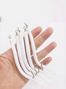 鳗鱼软饵钩，拖钓，诱饵软饵仿生饵，鱼钩软管鳗鱼饵，乳胶管，鳗鱼钩 - 彩色 - 查看 4