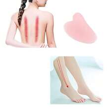 1 Piece Facial Beauty Massage Set, Including Roller, Massage Board, Body Back Scraping Board, Pink And White Options, Beauty, Skin Care Products, Spa, Self-Care, Skin Care Tools, Facial Care, Aesthetic Accessories, Massage Face Massage Tools, Facial Roller, ABS Material - Multicolor - View 10