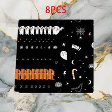 2/4 Pcs Set, Dish Towels, Pumpkin Face Print Microfiber Modern Absorbent Cloth, Halloween, Cooking And Baking Tea Towels, Printed Dish Cloths, Cleaning Towels, Hand Towels, Super Soft And Highly Absorbent, Gift For Neighbors, Moms, Friends, Birthday, Halloween, Housewarming, Kitchen Decor, Household Essentials