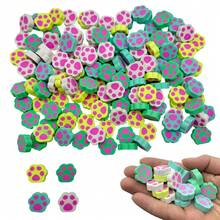 30 piezas de borradores con diseño de huella de pata - Hechos de goma sintética, borradores de lápiz con formas coloridas y divertidas, adecuados para el aula, obsequios de fiesta y recompensas en el hogar/escuela (colores aleatorios)