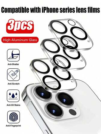 3 片装 Apple 手机系列透明镜头保护膜
