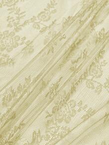 1pc Lace Curtain Partition Decor For Bedroom, Living Room, Balcony