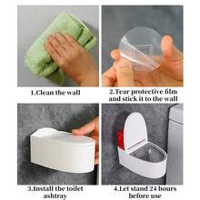 1pc Premium Wall-Mounted Toilet Ashtray - Stylish Decor For Home, Hotel & Office - Durable & Space-Saving, Perfect Multi-Functional Gift For Men, Women, Friends & Family - Ideal For Birthdays, Holidays & Home Decor