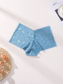 8 Pcs Sexy Women Seamless Panties Lace Comfortable And Breathable Women's Sports Underwear Hollow-Out Briefs