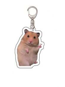 1 buah Gantungan Kunci Akrilik Kreatif Lucu Bertema Hamster, Bentuk Hamster, Hewan Peliharaan yang Menggemaskan, Dapat Digunakan Sebagai Gantungan Tas, Gantungan Ransel, Gantungan Dompet, dll. Aksesori Tas Sehari-hari, Dapat Digunakan Sebagai Dekorasi Tas, Tali Gantungan, Gantungan Kunci, dll. Cocok Sebagai Hadiah Untuk Pacar, Keluarga, Dokter, Perawat, Juga Dapat Digunakan Sebagai Suvenir Pesta, Dekorasi Ponsel, dll. - MultiWarna - View 7