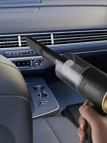 Aspirateur sans fil 3-en-1 avec une forte aspiration - à main, rechargeable et polyvalent pour une utilisation dans la voiture, le bureau ou la maison - comprend un suceur plat et des accessoires, finition dorée rose, longue durée de vie de la batterie, idéal pour la poussière, les débris et les poils d'animaux, aspirateur pour voiture, accessoires pour voiture