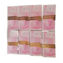 100 pezzi di offerte di carta joss per Ognissanti, lingotti d'oro, banconote d'oro, forniture funebri per il culto degli antenati, la pulizia delle tombe, il 5° e 7° anniversario