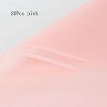 20pcs Solid Color Waterproof Matte Korean Paper Flower Wrapping Paper Gift Packaging Materials - Multicolor - View 12