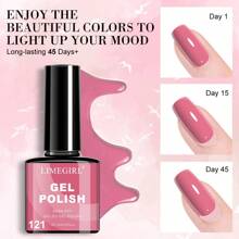 Limegirl凝胶指甲油套装，每瓶8毫升，UV/LED固化，持久耐用，不含酒精，适合DIY美甲沙龙，也是送给女性的礼物。