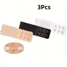 2/3pcs Bra Extender 2Hook3Row, Elongated, Underwear Accessories,Elastic, Adjustable, Underwear Extension Buckle, Bra Extension Buckle, Breasted Bra Back Buckle