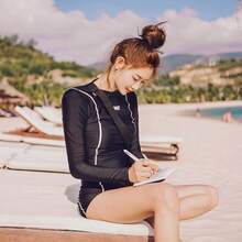 Swim Gear Sets - 6662 Manga corta negra - Ver 5