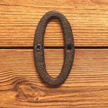 1 Peça Conjunto de Letras/Números/Símbolos de Ferro Fundido - Placa Personalizável de Palavra & Endereço para Decoração de Casa/Bar/Café/Academia - Arte de Parede Industrial Vintage - Sinalização de Sala Rústica, Decoração de Local de Casamento, Letras de Man Cave, Decoração Dimensional Estilo Fazenda, Sinalização da Entrada da Empresa