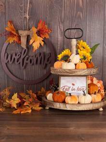 8 peças de abóboras artificiais de veludo para decoração de Halloween - mistura elegante de laranja, marrom e champanhe | Perfeito para o outono, Ação de Graças e temporada de colheita. Decoração de abóbora, decorações de abóbora, melhores presentes para aniversário, formatura, decoração para festa de Halloween, decorações de Natal, cores aleatórias.