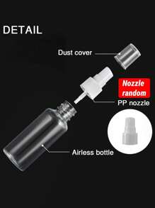 1pc Plastic Perfume Dispenser, Simple Clear Portable Perfume Spray Bottle For Travel