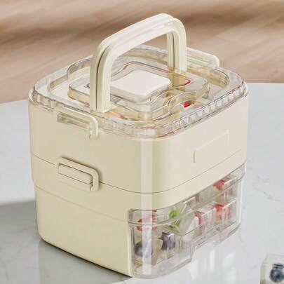 1 件压力冰格 - 大容量冰箱冰块储存 - DIY 方形和圆形冰格 - 制冰机