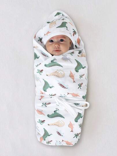 1 件婴儿襁褓毯男女通用襁褓包裹柔软丝滑中性接收毯，适合男孩和女孩，大号 31.5 X 31.5 英寸