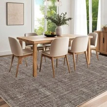Modern Washable Solid Kitchen Printed Area Rug Easy To Clean Home Aesthetic Decor Carpet Stain Resistant Non Shedding Floorcover Low Pile Soft Entrance Runner Rug Non Slip Bordered Mat Throw Rug For Living Room Dinning Room Bathroom Bedroom Laundry - 棕色 - 查看 4