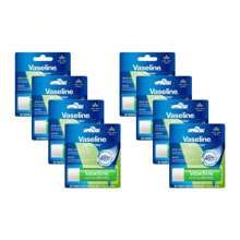 Lip Therapy Petroleum Jelly - Aloe Vera By Vaseline For Women - 0.16 Oz Lip Balm - Pack Of 8