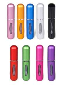 1/5 Botella recargable portátil de perfume de viaje multicolor, Atomizador de 5 ml, Contenedor de perfume de bolsillo, Botella atomizadora de viaje