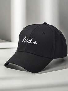 Embroidered Letter Unisex Baseball Cap, Suitable For Everyday Wear - Multicolor - View 5