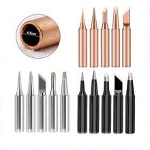 5 szt. grotów lutowniczych z czystej miedzi 900M, zestaw głowic lutowniczych wewnątrz gorącej, gołej miedzi, narzędzia spawalnicze elektryczne