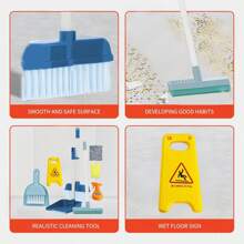 مجموعة ألعاب تنظيف تظاهرية للأطفال، لعبة تظاهرية للأعمال المنزلية، مجموعة ألعاب تنظيف وكنس للأطفال، أدوات لعب تمثيلية، مجموعة ألعاب تفاعلية للأولاد والبنات، هدية مثالية لعيد الميلاد والكريسماس