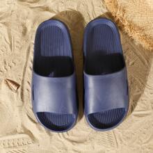 2025 New Fashion Versatile EVA Unisex Couple Slippers (Thin Version), Same As Supermarket Classic Elegant Design, Side Perforated Lightweight Breathable Soft, Suitable For Home, Bathroom, Outdoor, Beach, Casual, Minimalist Ins Style