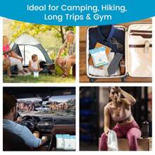 (25 Pieces) One Pack Of Adult Shower Wipes, No Need To Rinse, Adult Shower Wipes, No Need To Rinse Dry Shower Wipes, Disposable Adult Body Wipes, Suitable For The Elderly, Camping, Hiking, Gym And Travel - 白色(25片)1包 - 查看 5