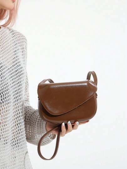 1 pezzo Borsa marrone, adatta all'uso quotidiano delle donne