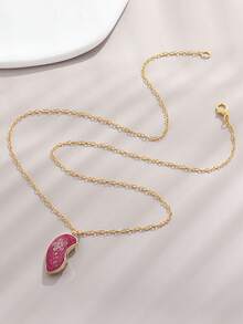 2pcs New Best Friends Magnetic Necklace With Colorful Butterfly Pendant, Fashion Jewelry For Besties