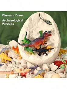 1pc 2025 New Dinosaur Egg Model - Dinosaur World Jurassic - Fossil Excavation - Premium Toy - Holiday Gift - Birthday Gift - Christmas & Halloween Gift