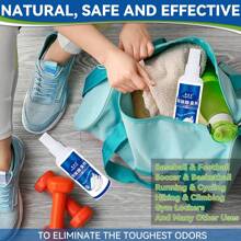 100ml Shoe & Sock Deodorizer Spray, Eliminates Odors, Athletic Shoes Odor Eliminator,Kitchen,Bathroom,Home,Household Supplies