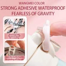 5秒速干指甲胶，无需UV/LED灯，半固态凝胶指甲胶，升级配方，DIY居家美甲美足 - 無色 - 查看 2