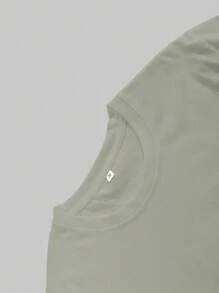 男士休闲宽松百搭简约时尚印花短袖T恤，春夏