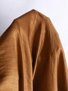 2 件男士套装：抽绳短裤和纽扣衬衫，绒面革般的柔软质地，柔和的经典色调，复古简约时尚，街头潮流 - 摩卡棕 - 查看 4