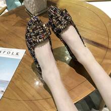 Women Flat Sandals - 彩黑色 - 查看 5