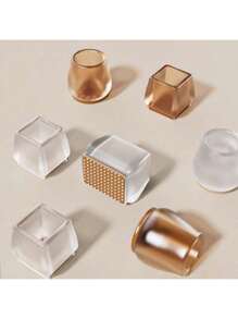 4 件耐磨防滑家具腿套 - 耐用的椅子和桌腿保护套，适合直径 0.79-1.18 英寸至 1.57-1.97 英寸，塑料材质，降噪 - 彩色 - 查看 2