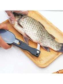 1入組魚鱗刮刀廚房工具魚鱗去除器