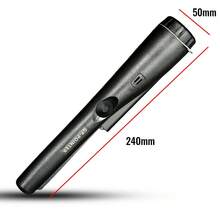 360° Metal Detector, Lightweight One-Button Operation Metal Detector Wand With LED And Vibration Alarm, Detects Coins, Jewelry And Gold. 9V Battery (Battery Not Included), Best Gift For Christmas And Father's Day - Multicolor - View 8