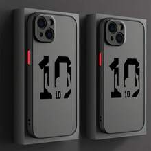 1pc Creative Soccer Player Graphic Soft Full Body Shockproof Phone Case Compatible With IPhone 17 16 15 14 13 12 11 Pro Max - Multicolor - View 3