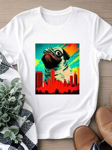 Women Lounge Tops - 白色 - 查看 1