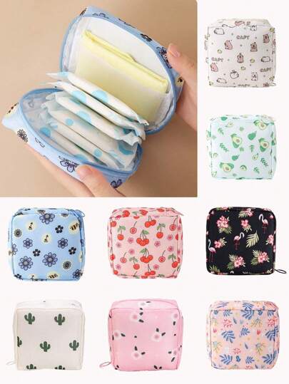 Borsa portasalvattini di grandi dimensioni, borsa portasalvattini a cartoni animati, kit portatile per il ciclo mestruale, borsa impermeabile multiuso per il deposito, borsa per cuscinetti assorbenti, borsa per tamponi, borsa per prodotti femminili, borsa per vacanze, adatta per salvaslip, rossetti e monete, articoli da viaggio essenziali, articoli per la scuola, regalo per mamma, pochette per trucco, borsa cosmetica, articolo da viaggio, grande capacità, borsa trucco grande, regali di Natale, pochette, viaggio, regali per donne, necessaire da donna, articolo da viaggio, pochette, clutch / piccola borsa a mano, necessaire, organizer per trucco, organizer per trucco, pochette, porta pennelli, mini pochette, pochette di grande capacità