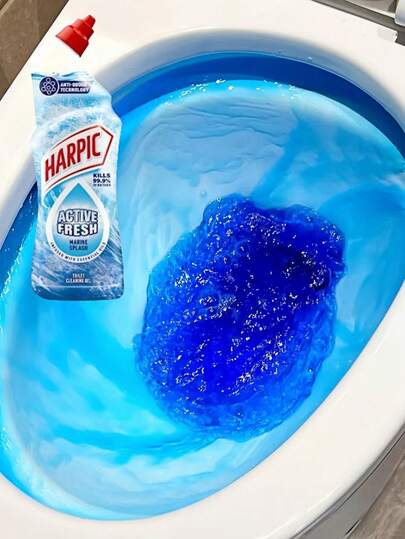 jakehoe Toilet Bowl Cleaner Household Cleaning Odor Elimination Multi-Action Dirt Remover Portable Easy To Use