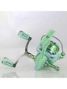 1pc Metal Spinning Wheel, Suitable For Sea Fishing, With Smooth And Sensitive Left And Right Hands, Interchangeable Rotation, Fishing Line Wheel, Suitable For Both Freshwater And Saltwater