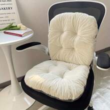 1 件柔软加厚靠垫，带靠背，长时间坐着很舒服，非常适合办公椅 - 彩色 - 查看 3