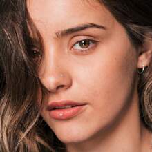 CIZME 4pcs Titanium Alloy Cubic Zirconia 20G Lip Studs, Daily Decoration; 6/7/8mm Flat Lip Rings, G23 Low Allergy Medusa Lip Studs; 2.5/3/4mm Cubic Zirconia Push-In Ear Cartilage Earrings, Lip Piercing Jewelry - Lip Studs - View 5