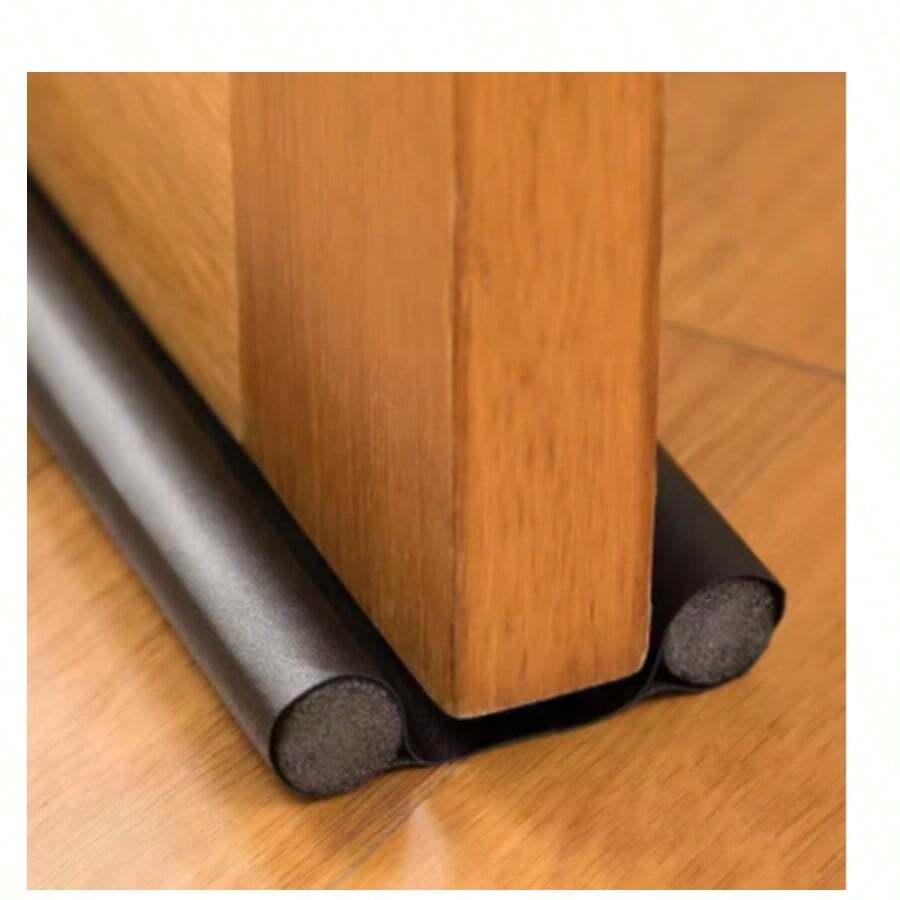 1x Windproof Seal Strip Draught Excluder Stopper Door Bottom Guard Double Protector Doorstop Dustproof Blocker Sealer Soundproof