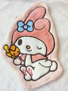 1条Hello Kitty & Kuromi速干手巾 - 柔软珊瑚绒挂巾，饰有可爱卡通图案，为浴室、厨房、卧室增添趣味装饰 - 可爱的卡通家居装饰 - 彩色 - 查看 7