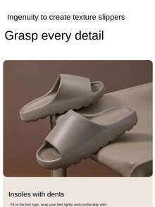 Eyriphy Fashion Men Sports Slippers Casual Breathable Women Beach Sandals Platform Cloud Slippers Soft Antislip House Slippers One Size Smaller One Size Smaller Please Buy A Size Larger