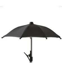 1/2 piezas Soporte de teléfono con paraguas, paraguas impermeable y protector solar para exteriores con soporte para teléfono, mini paraguas anti-UV para lluvia ligera, visera de sol universal para teléfono, parasol para teléfono anti-reflejo para exteriores - Multicolor - Ver 4